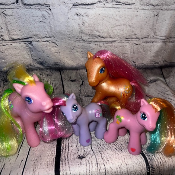 My Little Pony Vintage Y2K 2000’s Generation 3 Lot of 4 Ponies - Picture 2 of 8